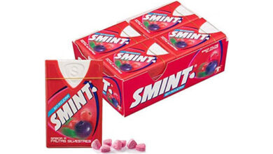 Pack de 12 Latas de Caramelos Smint Frutas del Bosque al Mejor Precio con un 32% de Descuento
