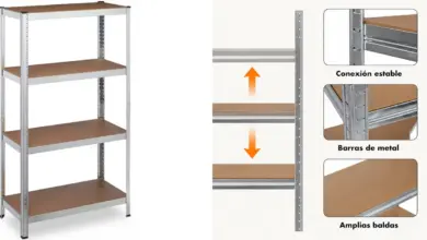 Estantería metálica modular de 4 niveles para cargas pesadas con gran descuento