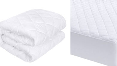 Protector de colchón acolchado Utopía Bedding 90x190 cm con una cómoda capa extra y solo 11,60 €