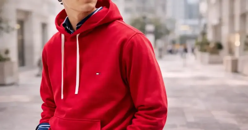 Sudadera Tommy Hilfiger Essentials Seasonal Fleece: estilo y comodidad con un 60% de descuento por 39,96€