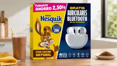 Nesquik Cacao soluble 2,5 kg con auriculares Bluetooth y precio imbatible
