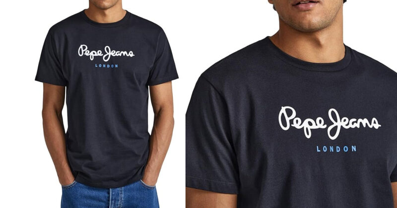 Camiseta Pepe Jeans Eggo para Hombre con 48% de Descuento: Estilo Urbano y Calidad al Mejor Precio