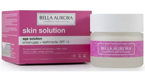 Bella Aurora Age Solution: Crema Antiarrugas con SPF15 al 40% de descuento en Amazon