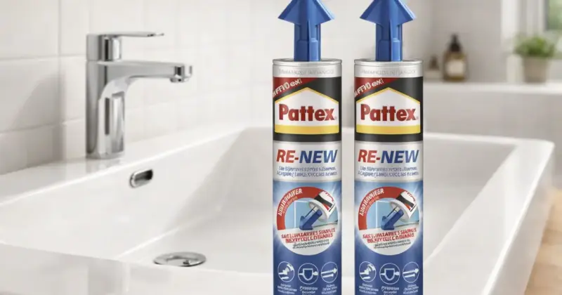 Pack Pattex RE-NEW: Renueva las juntas del baño con silicona blanca al 48% de descuento