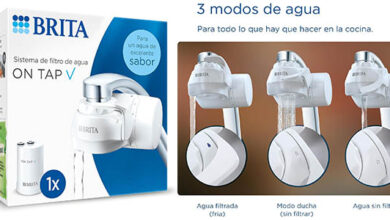 Filtro de agua Brita on Tap V para grifo con 32% de descuento: agua filtrada al instante por 23,76 €