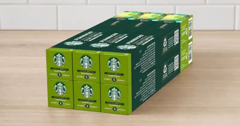 Pack 60 cápsulas Starbucks Single-Origin Guatemala para Nespresso: café suave y aromático a solo 20,68€ con 14% de descuento
