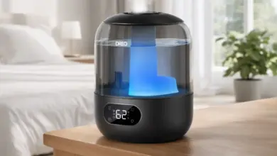 Humidificador ultrasónico Dreo silencioso para bebés con depósito de gran capacidad y hasta 30 horas de uso a precio rebajado