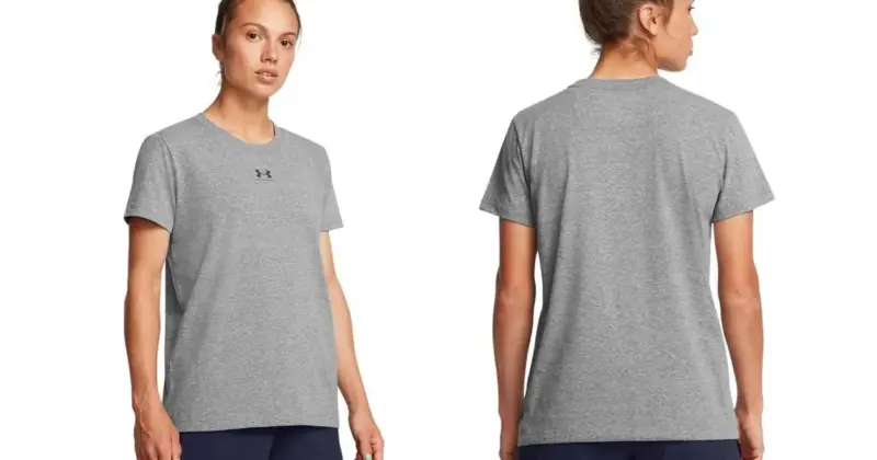Camiseta Under Armour UA Rival Core para mujer: comodidad y estilo con un 50% de descuento