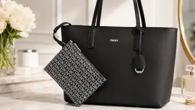 Bolso de mano DKNY Saige Ew Tz negro con detalles plateados al 57% de descuento en Amazon