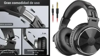 Auriculares inalámbricos OneOdio Pro10: sonido potente y diseño plegable por solo 25,73 € con un 26% de descuento