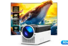 Proyector LED Magcubic HY450 1080p con Android 11: Calidad cine y pantalla gigante por solo 68,38 €