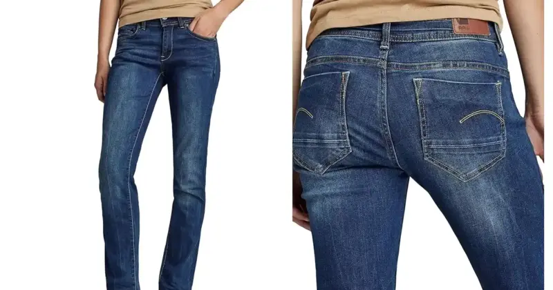 Pantalones vaqueros G-Star Raw Midge Saddle Mid para mujer: estilo y comodidad con 45% de descuento a 60,95 €