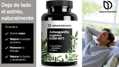 Ashwagandha Orgánica KSM-66 de Natural Elements: Bienestar y Relajación con un 31% de Descuento