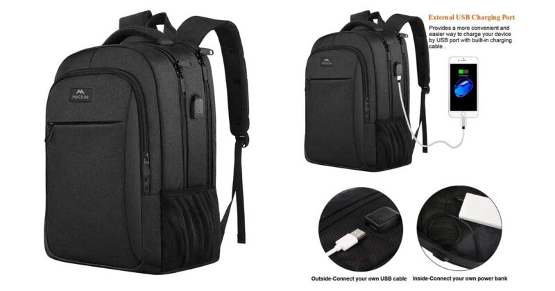 Mochila MATEIN para portátil: organización, seguridad y comodidad con un 31% de descuento