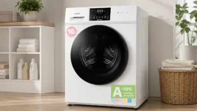 Lavadora COMFEE' de 10 kg con vapor y motor silencioso: gran capacidad y cuidado premium por 329,99 € con 20% de descuento