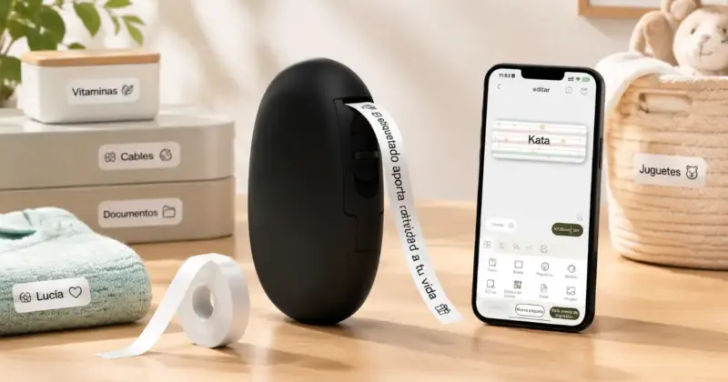 Etiquetadora SUPVAN E10 Bluetooth: organiza con etiquetas personalizadas al 43% de descuento por solo 16,99 €