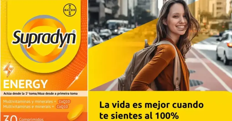 Supradyn Energy: Multivitaminas con Coenzima Q10 a solo 9,49 € con un 23% de descuento