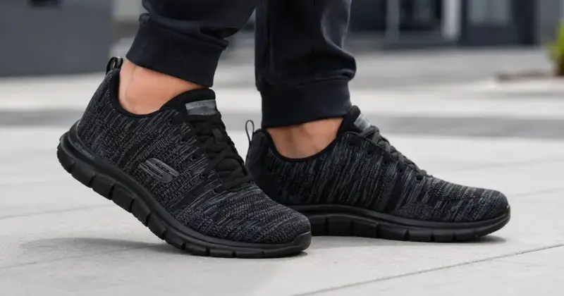 Skechers Track Front Runner en negro para hombre: Comodidad y estilo con un 46% de descuento en Amazon