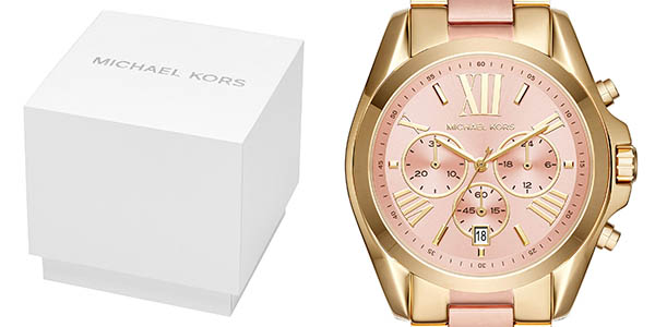Michael Kors MK6359 para mujer: Elegancia dorada con un 56% de descuento en Amazon
