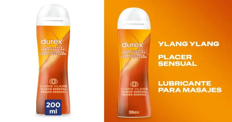 Gel de Masaje y Lubricante Durex Play con Ylang Ylang al 59% de Descuento, Solo 7,99 €