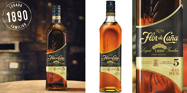 Ron Flor de Caña 5 Años Añejo Clásico: Calidad Premium con un 24% de Descuento en Amazon