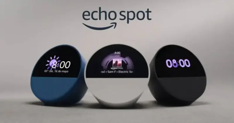Nuevo Echo Spot (2024) con Alexa y Reloj Despertador por 59,99 € – ¡50% de Descuento en Amazon!