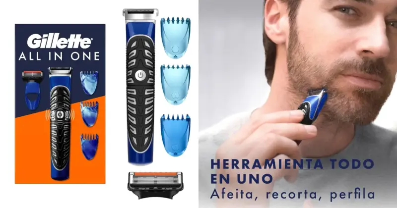 Recortadora Gillette All in One a menos de 20€: Precisión y versatilidad para barba y cuerpo