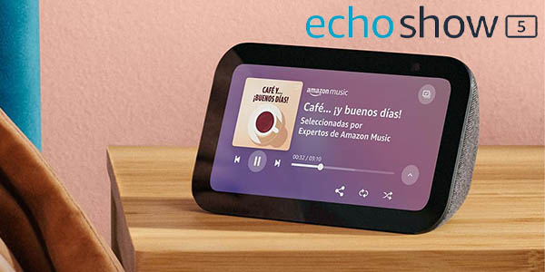 Echo Show 5 (Última generación) con Alexa: pantalla inteligente y oferta del 46% a 64,99 €