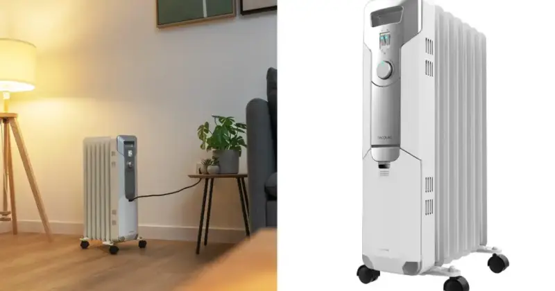 Radiador Eléctrico de Aceite Cecotec ReadyWarm 7000 Space: Eficiencia y Confort con 34% de Descuento