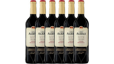Pack 6 Botellas Viña Albali Gran Reserva con DO Valdepeñas a sólo 21,13 €: Calidad y Elegancia en Cada Copa