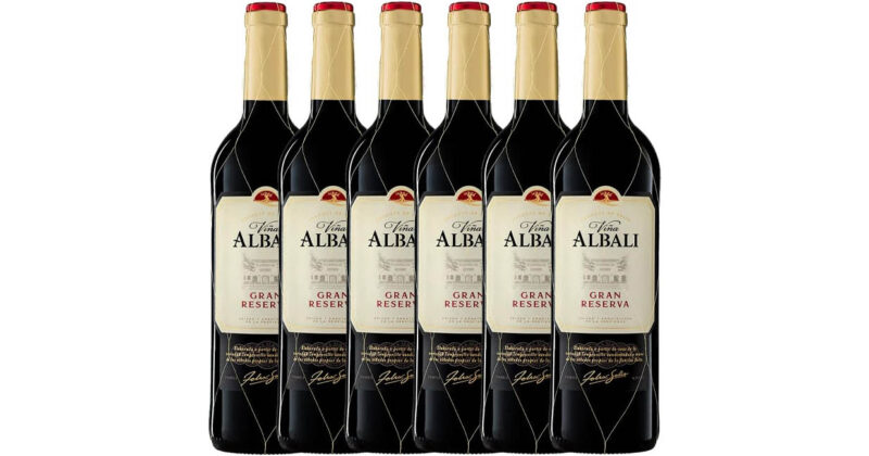 Pack 6 Botellas Viña Albali Gran Reserva con DO Valdepeñas a sólo 21,13 €: Calidad y Elegancia en Cada Copa