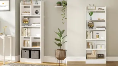 Librería Hzuaneri de 6 niveles: orden y diseño minimalista con un 38% de descuento