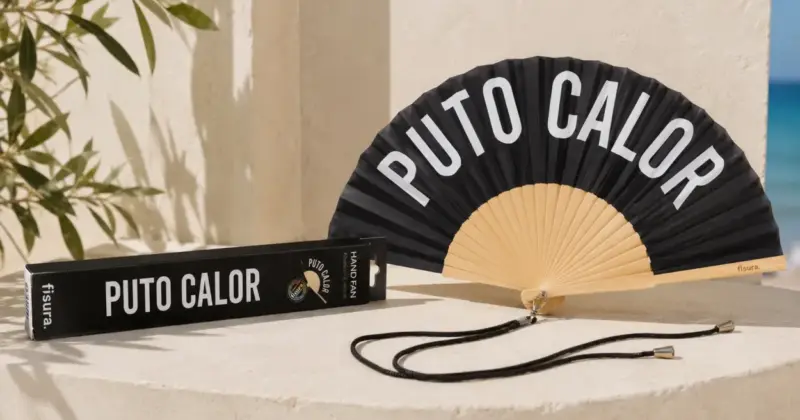 Abanico Fisura 'P*TO CALOR', original y práctico por menos de 8€ en Amazon
