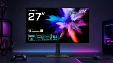 Monitor gaming Gigabyte GO27Q24G OLED de 27" QHD con 240 Hz a 299,99 € y envío gratis