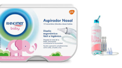Aspirador nasal Rhinomer Baby para bebés con 2 recambios por solo 6,71€ con un 16% de descuento