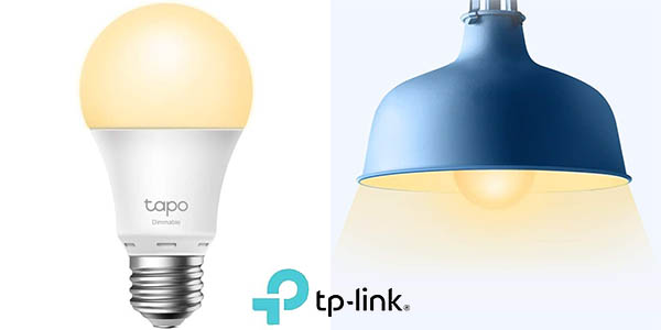 Pack de 2 Bombillas Inteligentes TP-Link Tapo L510E WiFi E27 con Control desde App por 10,74 €