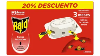 Pack de 6 trampas anticucarachas Raid con cobertura prolongada y 30% de descuento