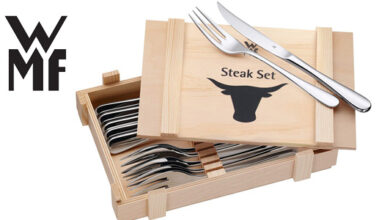 Juego WMF de 12 cubiertos para carne con diseño ergonómico y acero inoxidable por 30,69 €