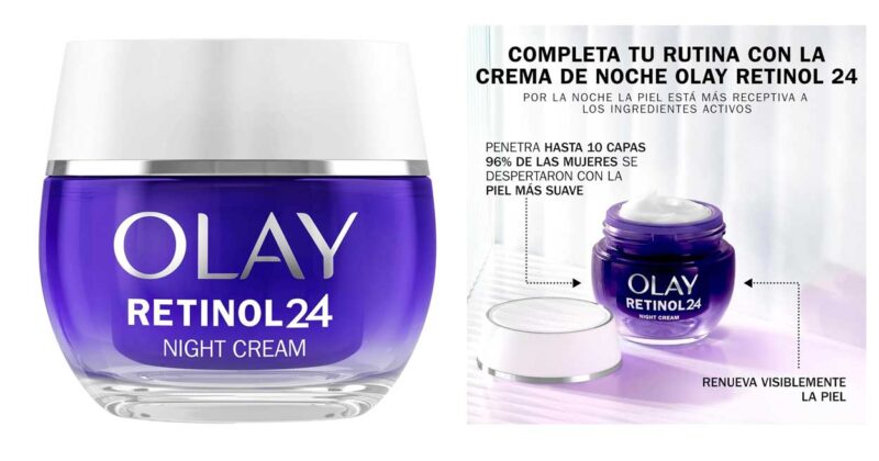 Crema de Noche Olay Retinol 24: Hidratación y renovacion con un 47% de descuento