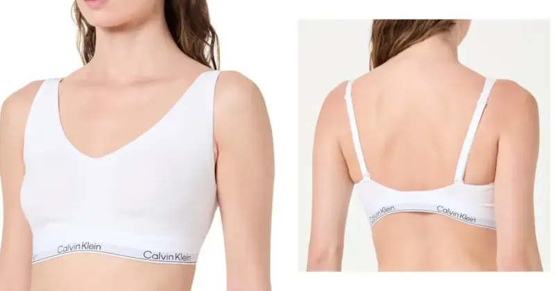 Bralette Calvin Klein Full Cup Triangle para mujer con 57% de descuento y precio irresistible de 14,98 €