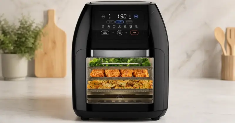 Freidora de aire Chefman multifunción 10L con pantalla táctil: cocina saludable y versátil a solo 47,67€ (-63%)