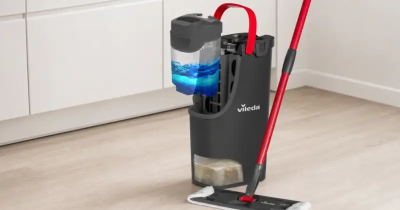 Mopa Vileda H2PRO con doble depósito: limpieza eficiente y ahorro de agua por 32,19 € con gran descuento