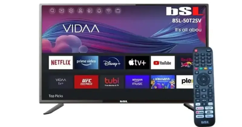 Smart TV BSL-50T2SV UHD 4K de 50'' con 34% de descuento y envío gratis