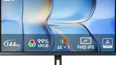 Monitor Xiaomi A27i de 27" con panel IPS, 144 Hz y FreeSync: gran calidad a solo 73,47 €