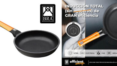 Sartén BRA Efficient Orange 22 cm: calidad y antiadherente con un 36% de descuento en Amazon