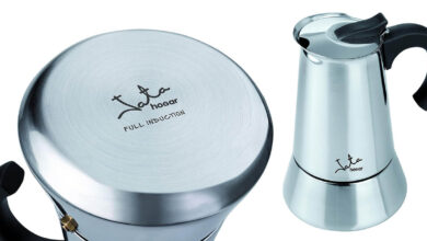 Cafetera italiana Jata CAX106 para 6 tazas con acero inoxidable y descuento especial en Amazon