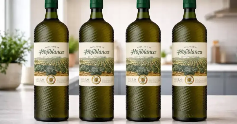 Pack 4 Botellas de Aceite de Oliva Virgen Extra Maestros de Hojiblanca 1L con 49% de Descuento y Envío Gratis
