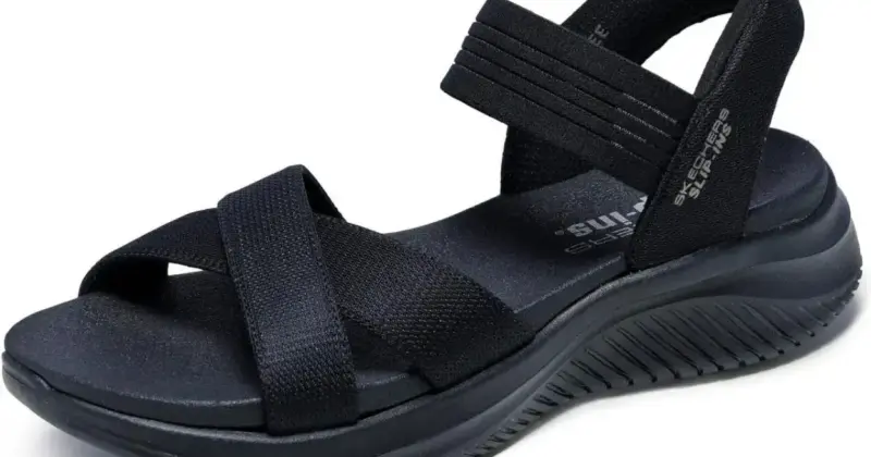Sandalias Skechers Ultra Flex 3.0 para mujer: comodidad manos libres con 45% de descuento