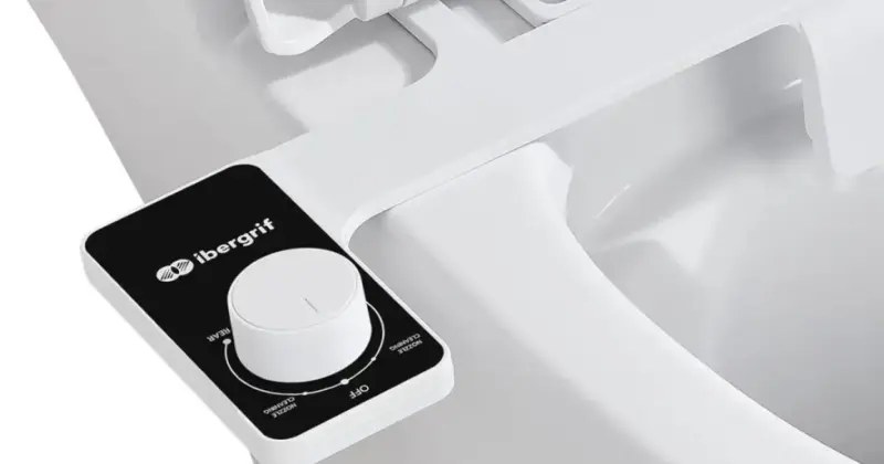 Bidet Ibergrif para WC sin electricidad con doble boquilla y presión regulable a precio rebajado