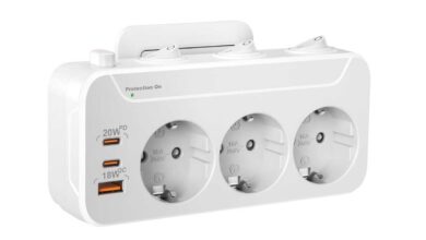 Regleta de pared Aonoka con USB-C, QC y PD a precio rebajado en Amazon